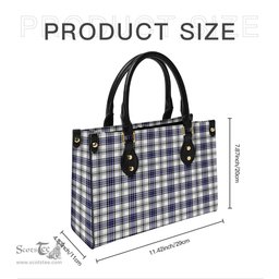 Scottish Hannay Modern Tartan Leather Bag for Women Scottish Plaid Tartan Plaid - ScotsTee - scotstee.com
