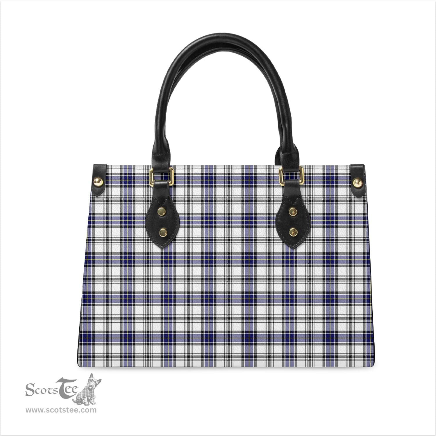 Scottish Hannay Modern Tartan Leather Bag for Women Scottish Plaid Tartan Plaid - ScotsTee - scotstee.com