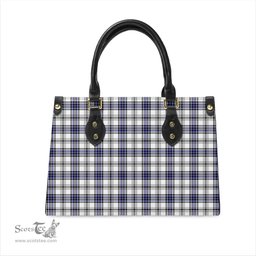 Scottish Hannay Modern Tartan Leather Bag for Women Scottish Plaid Tartan Plaid - ScotsTee - scotstee.com