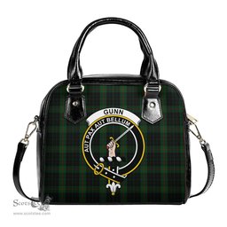 Scottish Gunn Logan Tartan Shoulder Handbags with Family Crest Scottish Plaid Tartan Plaid - ScotsTee - scotstee.com