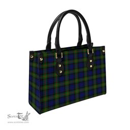 Scottish Gunn Modern Tartan Leather Bag for Women Scottish Plaid Tartan Plaid - ScotsTee - scotstee.com
