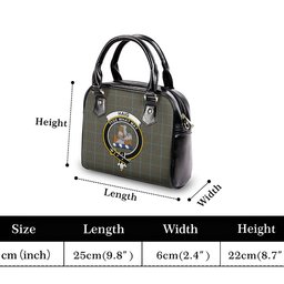 Scottish Haig Tartan Shoulder Handbags with Family Crest Scottish Plaid Tartan Plaid - ScotsTee - scotstee.com