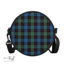 Scottish Guthrie Tartan Round Crossbody Bags - Round Purse Scottish Plaid Tartan Plaid - ScotsTee - scotstee.com