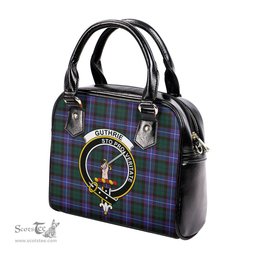 Scottish Guthrie Modern Tartan Shoulder Handbags with Family Crest Scottish Plaid Tartan Plaid - ScotsTee - scotstee.com