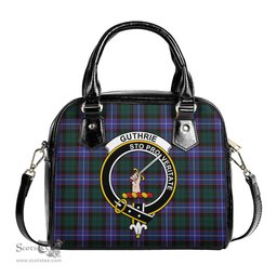 Scottish Guthrie Modern Tartan Shoulder Handbags with Family Crest Scottish Plaid Tartan Plaid - ScotsTee - scotstee.com