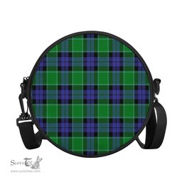 Scottish Haldane Tartan Round Crossbody Bags - Round Purse Scottish Plaid Tartan Plaid - ScotsTee - scotstee.com