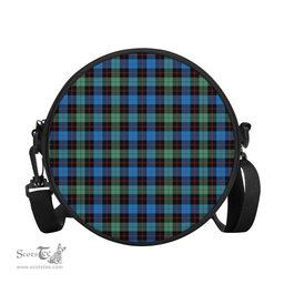 Scottish Guthrie Ancient Tartan Round Crossbody Bags - Round Purse Scottish Plaid Tartan Plaid - ScotsTee - scotstee.com