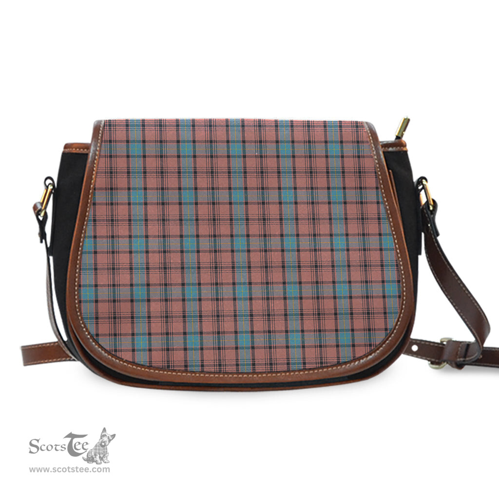 Scottish Hannay Dress Tartan Saddle Crossbody Bag Scottish Plaid Tartan Plaid - ScotsTee - scotstee.com
