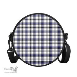 Scottish Hannay Modern Tartan Round Crossbody Bags - Round Purse Scottish Plaid Tartan Plaid - ScotsTee - scotstee.com