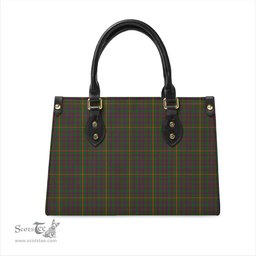 Scottish Hall Tartan Leather Bag for Women Scottish Plaid Tartan Plaid - ScotsTee - scotstee.com
