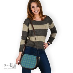 Scottish Hamilton Hunting Ancient Tartan Saddle Crossbody Bag Scottish Plaid Tartan Plaid - ScotsTee - scotstee.com