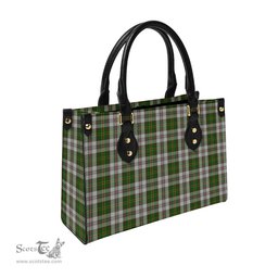 Scottish Hay White Dress Tartan Leather Bag for Women Scottish Plaid Tartan Plaid - ScotsTee - scotstee.com