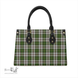 Scottish Hay White Dress Tartan Leather Bag for Women Scottish Plaid Tartan Plaid - ScotsTee - scotstee.com