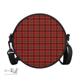 Scottish Innes Modern Tartan Round Crossbody Bags - Round Purse Scottish Plaid Tartan Plaid - ScotsTee - scotstee.com