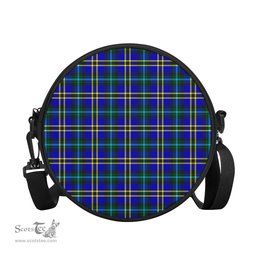 Scottish Hope Modern Tartan Round Crossbody Bags - Round Purse Scottish Plaid Tartan Plaid - ScotsTee - scotstee.com