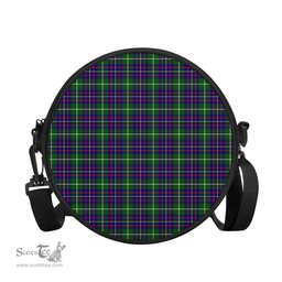 Scottish Inglis Modern Tartan Round Crossbody Bags - Round Purse Scottish Plaid Tartan Plaid - ScotsTee - scotstee.com