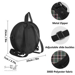 Scottish Innes Dress Tartan Round Crossbody Bags - Round Purse Scottish Plaid Tartan Plaid - ScotsTee - scotstee.com