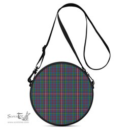 Scottish Hyndman Tartan Round Crossbody Bags - Round Purse Scottish Plaid Tartan Plaid - ScotsTee - scotstee.com