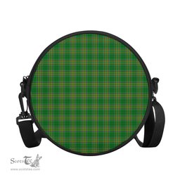 Scottish Ireland National Tartan Round Crossbody Bags - Round Purse Scottish Plaid Tartan Plaid - ScotsTee - scotstee.com