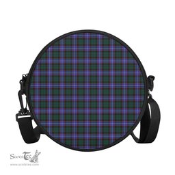 Scottish Hunter Modern Tartan Round Crossbody Bags - Round Purse Scottish Plaid Tartan Plaid - ScotsTee - scotstee.com