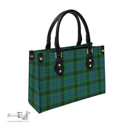 Scottish Henderson Ancient Tartan Leather Bag for Women Scottish Plaid Tartan Plaid - ScotsTee - scotstee.com
