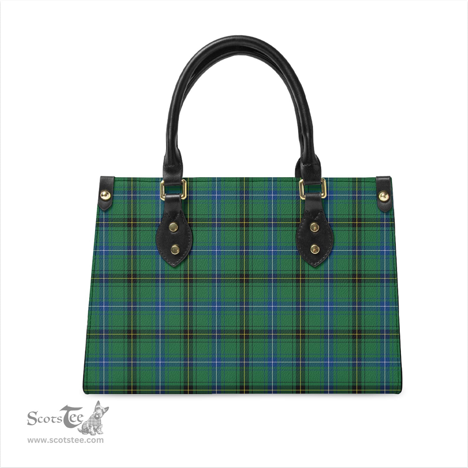 Scottish Henderson Ancient Tartan Leather Bag for Women Scottish Plaid Tartan Plaid - ScotsTee - scotstee.com