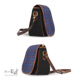 Scottish Hughes of Wales Tartan Saddle Crossbody Bag Scottish Plaid Tartan Plaid - ScotsTee - scotstee.com