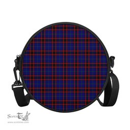 Scottish Home Modern Tartan Round Crossbody Bags - Round Purse Scottish Plaid Tartan Plaid - ScotsTee - scotstee.com