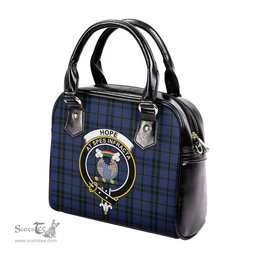 Scottish Hope (Vere-Weir) Tartan Shoulder Handbags with Family Crest Scottish Plaid Tartan Plaid - ScotsTee - scotstee.com