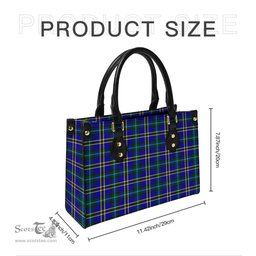 Scottish Hope Modern Tartan Leather Bag for Women Scottish Plaid Tartan Plaid - ScotsTee - scotstee.com
