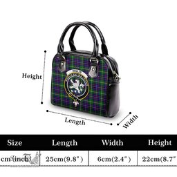 Scottish Inglis Modern Tartan Shoulder Handbags with Family Crest Scottish Plaid Tartan Plaid - ScotsTee - scotstee.com