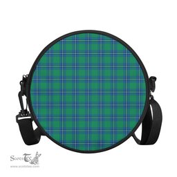 Scottish Irvine Ancient Tartan Round Crossbody Bags - Round Purse Scottish Plaid Tartan Plaid - ScotsTee - scotstee.com