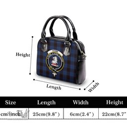 Scottish Home (Hume) Tartan Shoulder Handbags with Family Crest Scottish Plaid Tartan Plaid - ScotsTee - scotstee.com