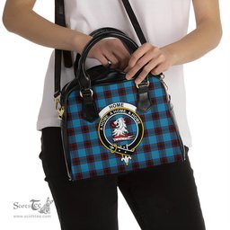 Scottish Home Ancient Tartan Shoulder Handbags with Family Crest Scottish Plaid Tartan Plaid - ScotsTee - scotstee.com
