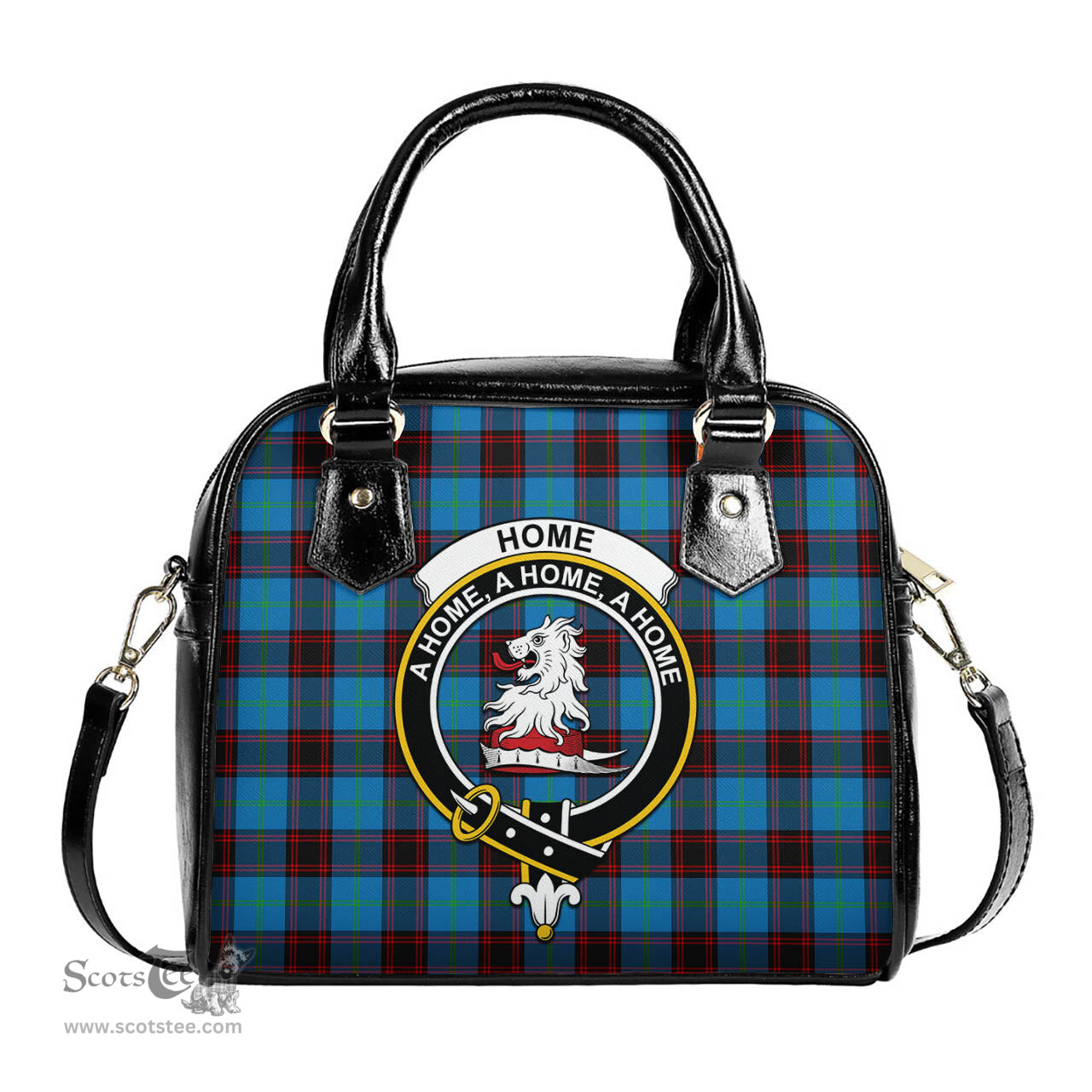Scottish Home Ancient Tartan Shoulder Handbags with Family Crest Scottish Plaid Tartan Plaid - ScotsTee - scotstee.com
