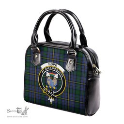 Scottish Hope Clan Originaux Tartan Shoulder Handbags with Family Crest Scottish Plaid Tartan Plaid - ScotsTee - scotstee.com