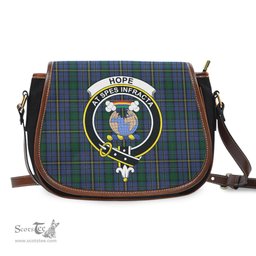 Scottish Hope Clan Originaux Tartan Saddle Crossbody Bag with Family Crest Scottish Plaid Tartan Plaid - ScotsTee - scotstee.com