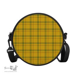 Scottish Houston Tartan Round Crossbody Bags - Round Purse Scottish Plaid Tartan Plaid - ScotsTee - scotstee.com