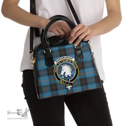 Scottish Horsburgh Tartan Shoulder Handbags with Family Crest Scottish Plaid Tartan Plaid - ScotsTee - scotstee.com