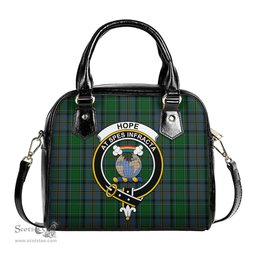 Scottish Hope Vere Tartan Shoulder Handbags with Family Crest Scottish Plaid Tartan Plaid - ScotsTee - scotstee.com
