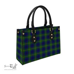 Scottish Johnstone-Johnston Modern Tartan Leather Bag for Women Scottish Plaid Tartan Plaid - ScotsTee - scotstee.com