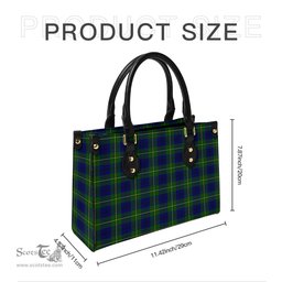 Scottish Johnstone-Johnston Modern Tartan Leather Bag for Women Scottish Plaid Tartan Plaid - ScotsTee - scotstee.com