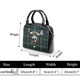 Scottish Kennedy Modern Tartan Shoulder Handbags with Family Crest Scottish Plaid Tartan Plaid - ScotsTee - scotstee.com