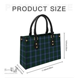Scottish Jones of Wales Tartan Leather Bag for Women Scottish Plaid Tartan Plaid - ScotsTee - scotstee.com