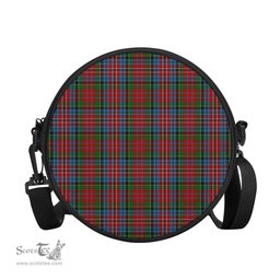 Scottish Kidd Tartan Round Crossbody Bags - Round Purse Scottish Plaid Tartan Plaid - ScotsTee - scotstee.com