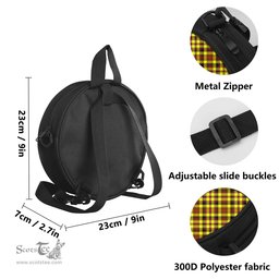 Scottish Jardine Modern Tartan Round Crossbody Bags - Round Purse Scottish Plaid Tartan Plaid - ScotsTee - scotstee.com