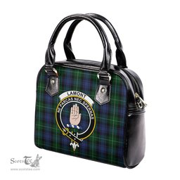 Scottish Lamont #2 Tartan Shoulder Handbags with Family Crest Scottish Plaid Tartan Plaid - ScotsTee - scotstee.com