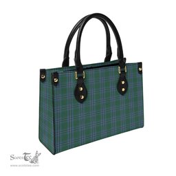 Scottish Irvine of Drum Tartan Leather Bag for Women Scottish Plaid Tartan Plaid - ScotsTee - scotstee.com