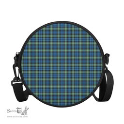 Scottish Lamont Ancient Tartan Round Crossbody Bags - Round Purse Scottish Plaid Tartan Plaid - ScotsTee - scotstee.com
