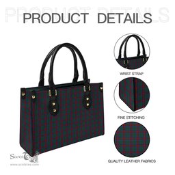 Scottish Jardine Dress Tartan Leather Bag for Women Scottish Plaid Tartan Plaid - ScotsTee - scotstee.com